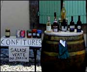 Local products for sale